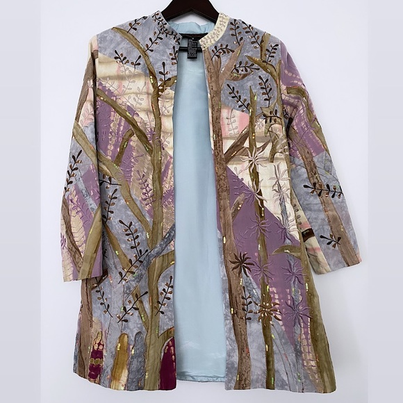 Entice Jackets & Blazers - Entice Embroidered/Embellished Multicoloured Jacket